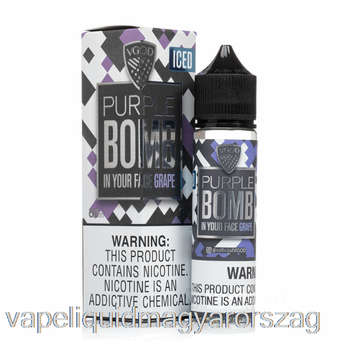 Jeges Lila Bomba - Vgod E-liquid - 60 Ml 6 Mg Vape E Cigi